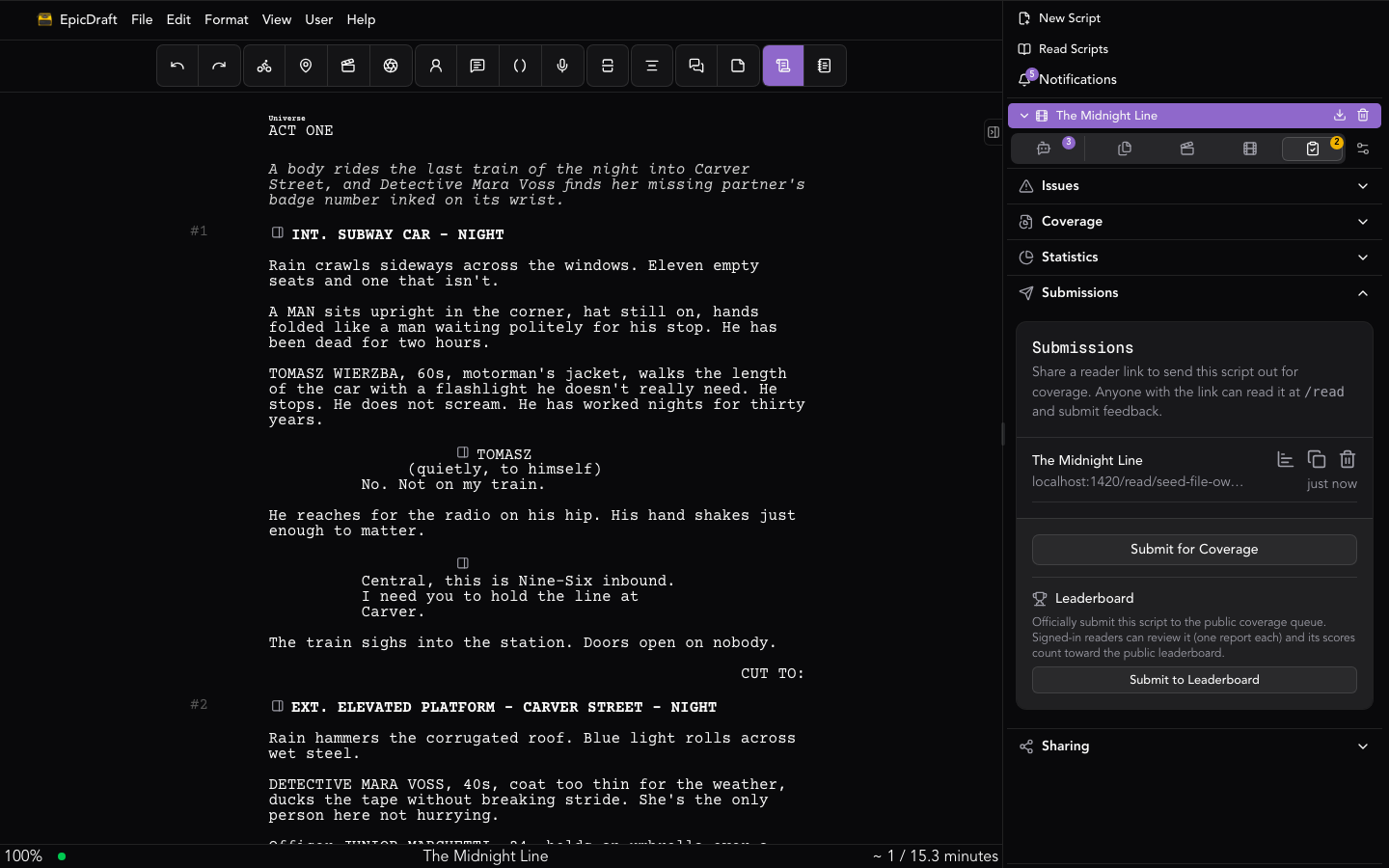 Submissions
